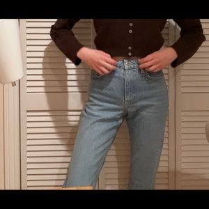 CONSIDERED Topshop Bleach Straight Jeans